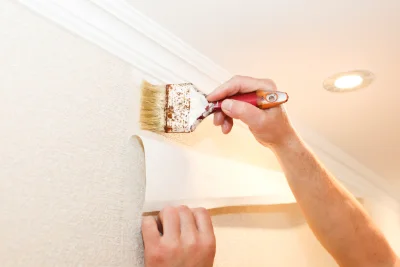 Pose de papier peint à Géry — revêtements muraux et toiles de verre